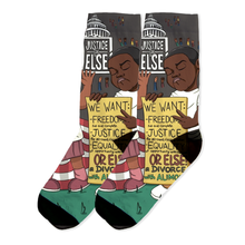 Load image into Gallery viewer, "We Want Justice ..."Socks